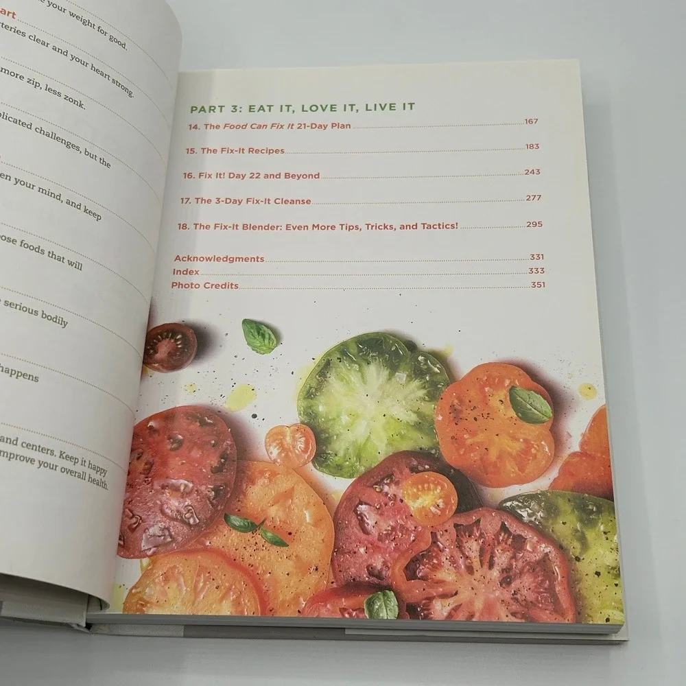 Food Can Fix It Superfood Switch Fight Fat Defy Aging Dr Oz Hardcover Cookbook